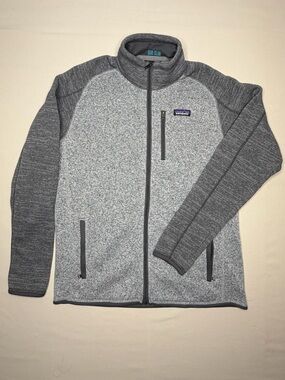 Patagonia Men’s Full-Zip Gray Fleece Jacket L 736